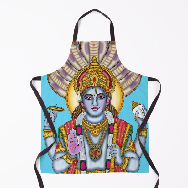 Item preview, Lord Vishnu Artwork | Sacred Hindu God Digital Illustration designed and sold by Harshit_Digital_Arts.