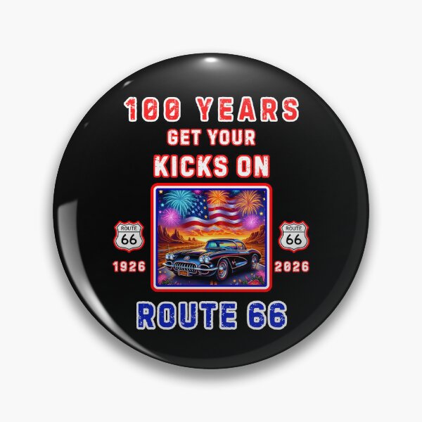 Item preview, Get Your Kicks On Route 66 100th Anniversary designed and sold by WoodburyLake.