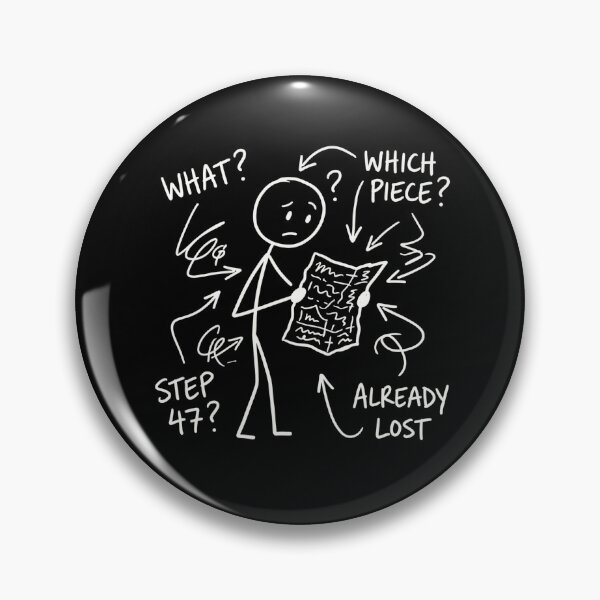 Item preview, Pattern Instructions Explained | Funny Sewing Meme | Confused Sewist Design designed and sold by EverStitchStudio ★★★★★.