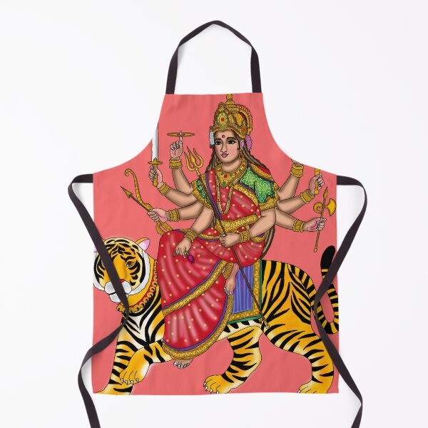 Item preview, Goddess Durga Artwork | Sacred Hindu Divine Mother Digital Illustration designed and sold by Harshit_Digital_Arts.