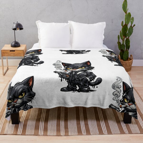 Item preview, black cat mobster designed and sold by garcesrick.