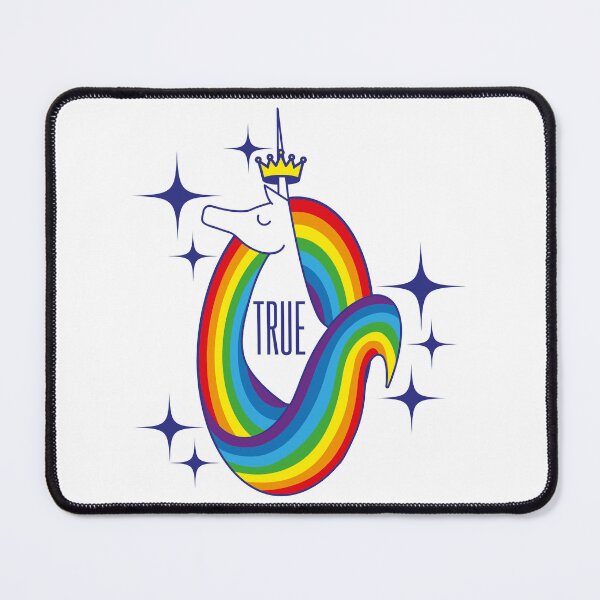 Item preview, True lgtbi+ rainbow unicorn designed and sold by Konopikyu.
