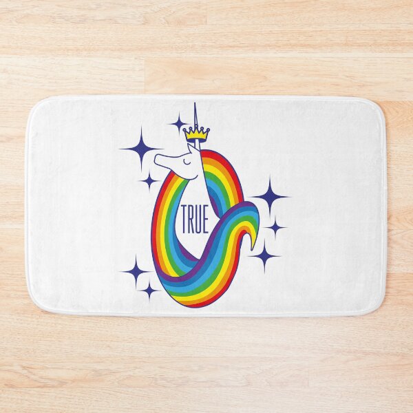 Item preview, True lgtbi+ rainbow unicorn designed and sold by Konopikyu.