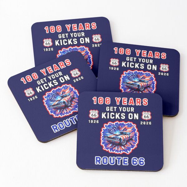 Item preview, Get Your Kicks On Route 66 100th Anniversary designed and sold by WoodburyLake.
