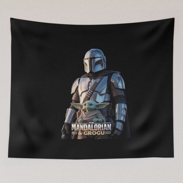Item preview, Mando & Grogu designed and sold by salmzouriart.