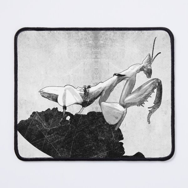 Item preview, Orchid Mantis Dark Natural History Predator Camouflage Art designed and sold by Ghoul Enterprises.