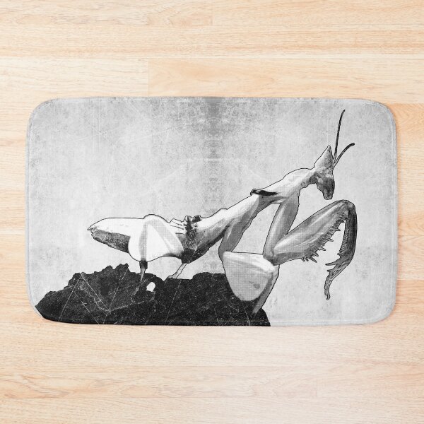 Item preview, Orchid Mantis Dark Natural History Predator Camouflage Art designed and sold by Ghoul Enterprises.
