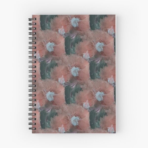 Item preview, Painterly Floral Abstract Pattern in Peach and Green designed and sold by Artistestella.