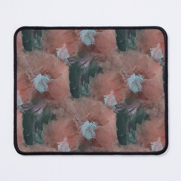 Item preview, Painterly Floral Abstract Pattern in Peach and Green designed and sold by Artistestella.
