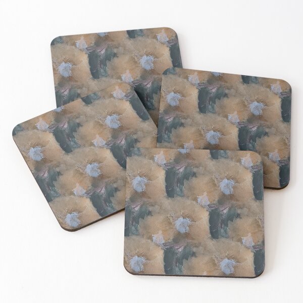 Item preview, Painterly Floral Abstract Pattern in Beige and Green designed and sold by Artistestella.