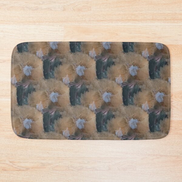 Item preview, Painterly Floral Abstract Pattern in Beige and Green designed and sold by Artistestella.