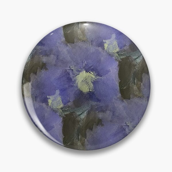 Item preview, Painterly Floral Abstract Pattern in Purple and Brown designed and sold by Artistestella.