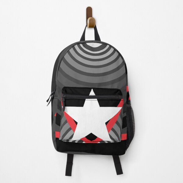 Item preview, CONCENTRIC BLACK CIRCLES + STAR - MINIMALIST GEOMETRY designed and sold by CuPensky.