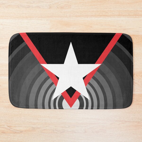 Item preview, CONCENTRIC BLACK CIRCLES + STAR - MINIMALIST GEOMETRY designed and sold by CuPensky.