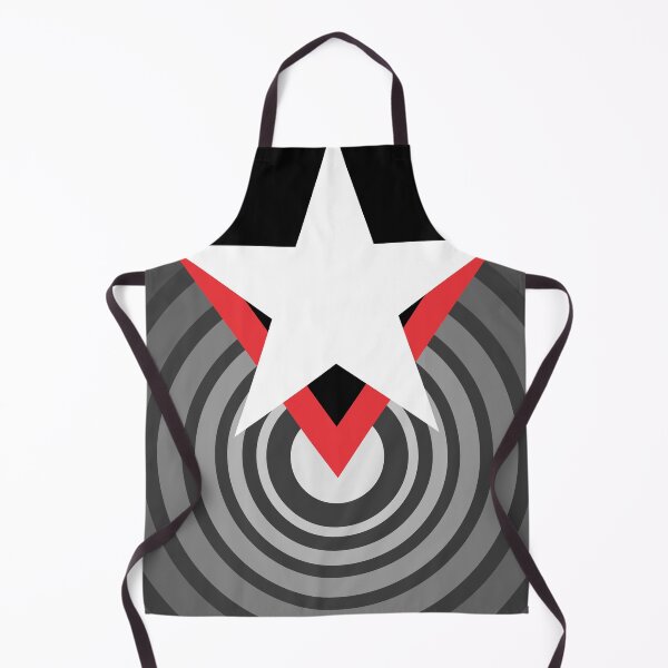 Item preview, CONCENTRIC BLACK CIRCLES + STAR - MINIMALIST GEOMETRY designed and sold by CuPensky.