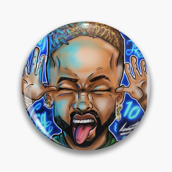 Item preview, Neymar Jr - O Ney Brasil Football Pop Art Graffiti⁠ designed and sold by Cariomitro.