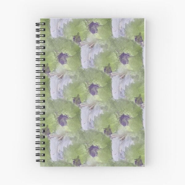 Item preview, Painterly Floral Abstract Pattern in Green and White designed and sold by Artistestella.