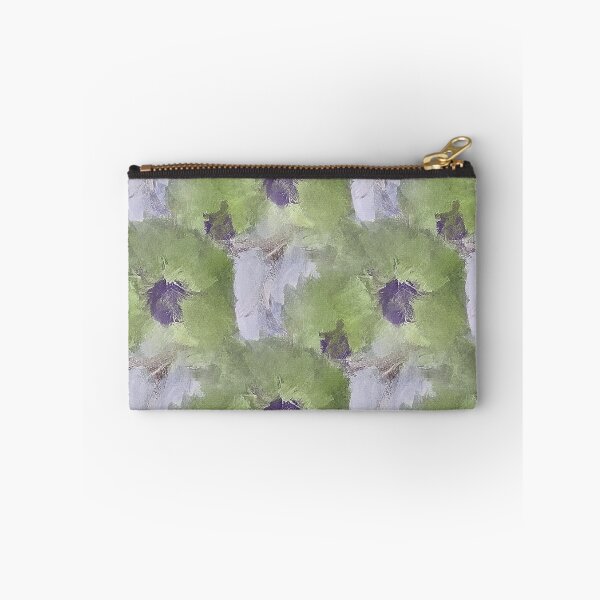 Item preview, Painterly Floral Abstract Pattern in Green and White designed and sold by Artistestella.