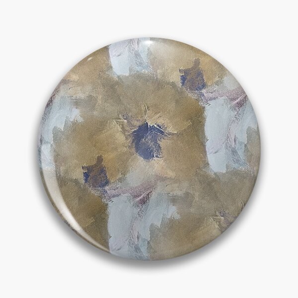 Item preview, Painterly Floral Abstract Pattern in Brown and White designed and sold by Artistestella.