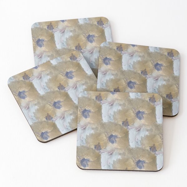 Item preview, Painterly Floral Abstract Pattern in Brown and White designed and sold by Artistestella.