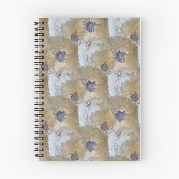 Item preview, Painterly Floral Abstract Pattern in Brown and White designed and sold by Artistestella.