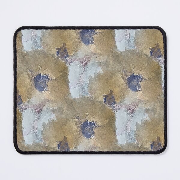 Item preview, Painterly Floral Abstract Pattern in Brown and White designed and sold by Artistestella.