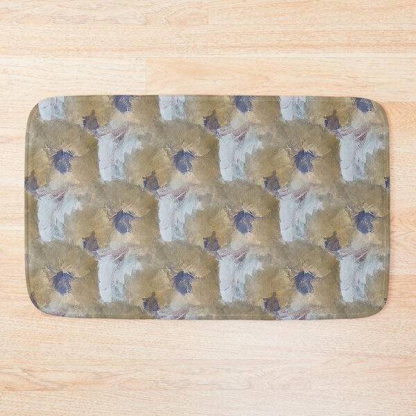 Item preview, Painterly Floral Abstract Pattern in Brown and White designed and sold by Artistestella.