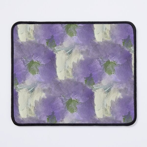 Item preview, Painterly Floral Abstract Pattern in Purple and White designed and sold by Artistestella.