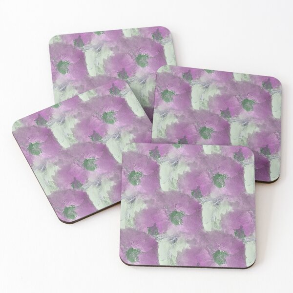 Item preview, Painterly Floral Abstract Pattern in Pink and White designed and sold by Artistestella.