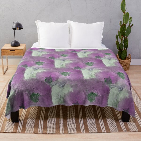 Item preview, Painterly Floral Abstract Pattern in Pink and White designed and sold by Artistestella.