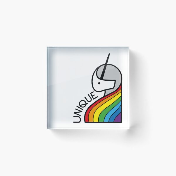 Item preview, Unique lgtbi+ rainbow logo unicorn designed and sold by Konopikyu.