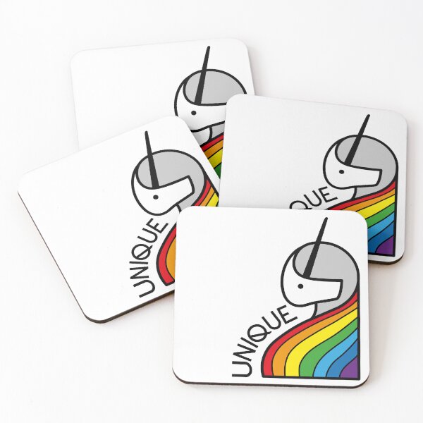 Item preview, Unique lgtbi+ rainbow logo unicorn designed and sold by Konopikyu.