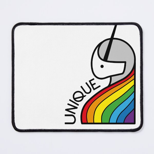 Item preview, Unique lgtbi+ rainbow logo unicorn designed and sold by Konopikyu.