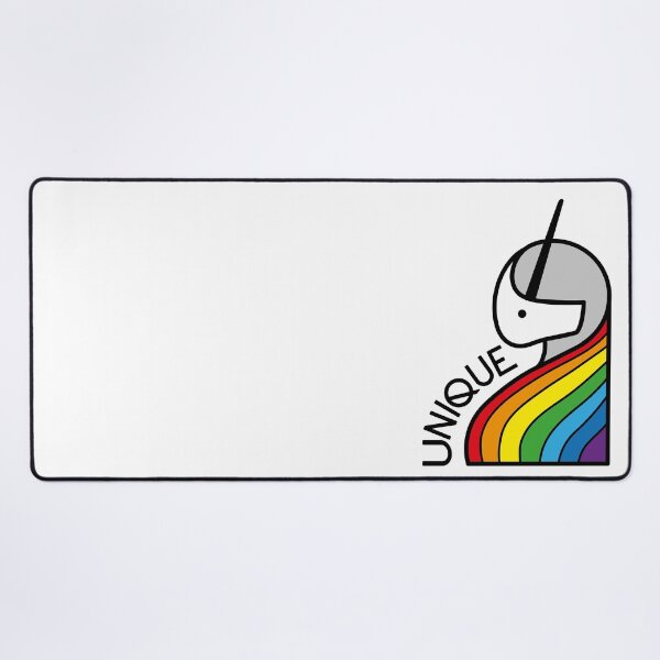 Item preview, Unique lgtbi+ rainbow logo unicorn designed and sold by Konopikyu.