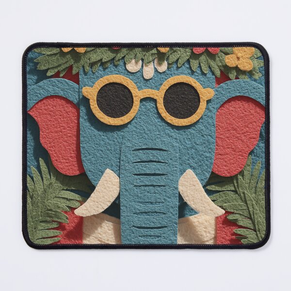 Item preview, Ganesha Hawaiian Tropical Paper Cutout Summer Art designed and sold by PANNARUK THAILAND.