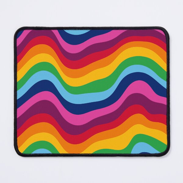 Item preview, Groovy Rainbow Wavy Pattern Retro designed and sold by YggOutfitters.