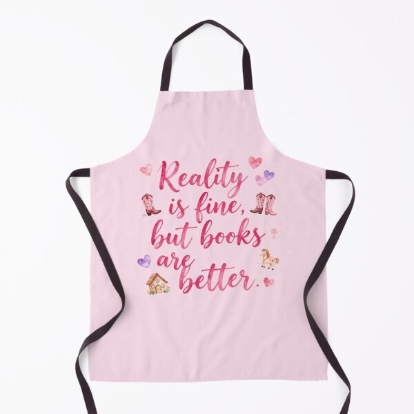 Item preview, Reality is fine, but books are better. designed and sold by bubblyrainbow.