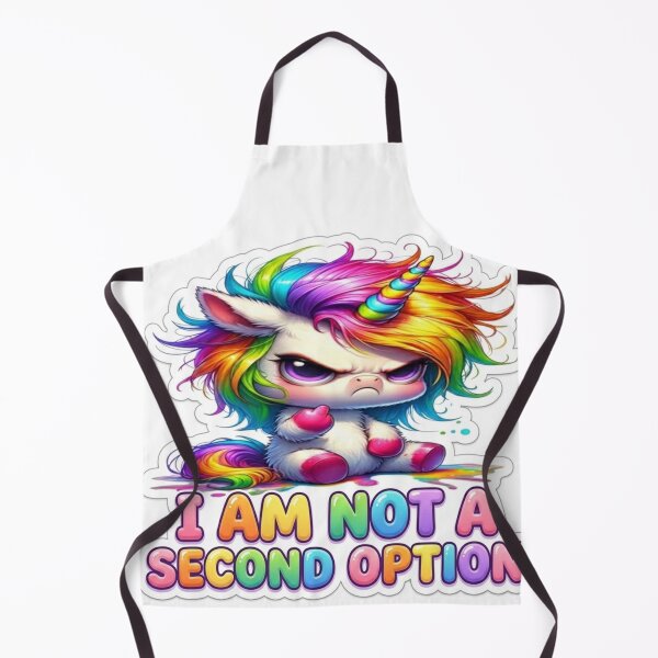 Item preview, grumpy rainbow unicorn designed and sold by Linders Lucious Looks.