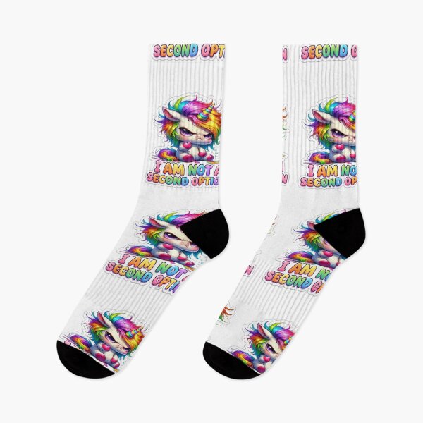 Item preview, grumpy rainbow unicorn designed and sold by Linders Lucious Looks.