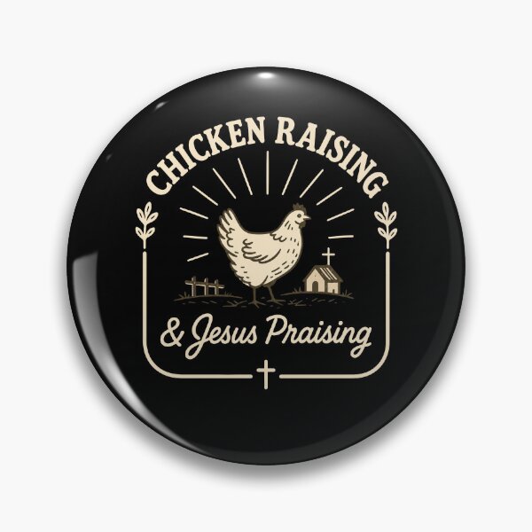 Item preview, Chicken Raising & Jesus Praising designed and sold by Ellafeingold.