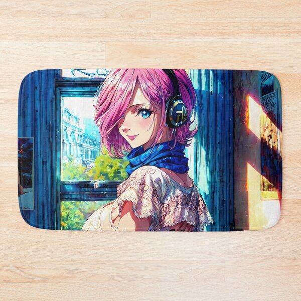 Item preview, Vinsmoke Reiju One Piece Blue Scarf Room Glow designed and sold by Spraykart.