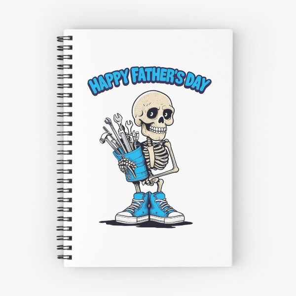 Item preview, Happy Father's Day – Dead Serious About Fixing Sh*t Skeleton Dad designed and sold by ProWander1.