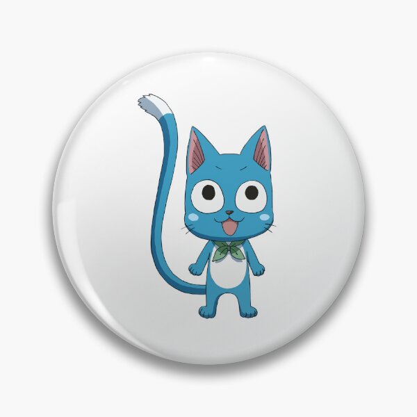 Item preview, (illustration)  The blue Cat Happy designed and sold by mohammeDRT.