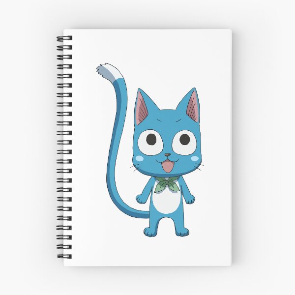 Item preview, (illustration)  The blue Cat Happy designed and sold by mohammeDRT.