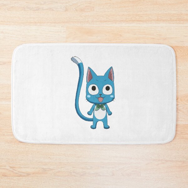 Item preview, (illustration)  The blue Cat Happy designed and sold by mohammeDRT.