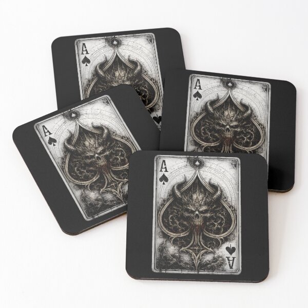 Item preview, Demonic Ace of Spades Card designed and sold by Kicor.