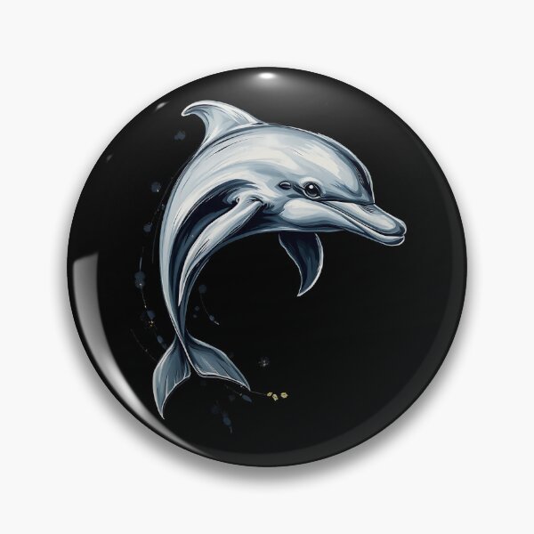 Item preview, Graceful Dolphin Watercolor Art Ocean Life designed and sold by UrbanPrts.