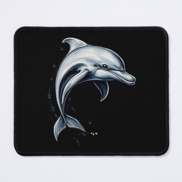 Item preview, Graceful Dolphin Watercolor Art Ocean Life designed and sold by UrbanPrts.
