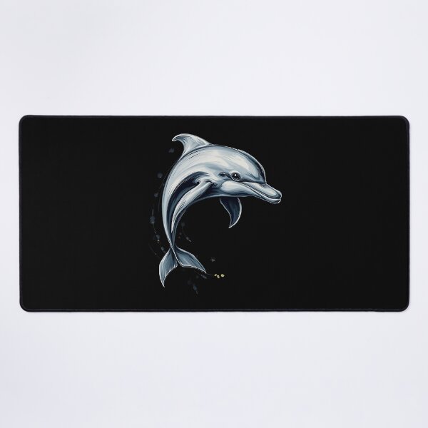 Item preview, Graceful Dolphin Watercolor Art Ocean Life designed and sold by UrbanPrts.
