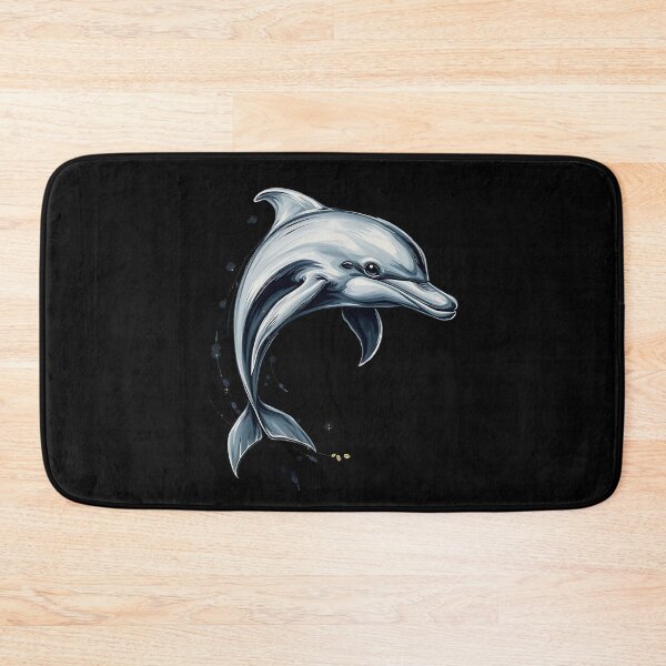 Item preview, Graceful Dolphin Watercolor Art Ocean Life designed and sold by UrbanPrts.